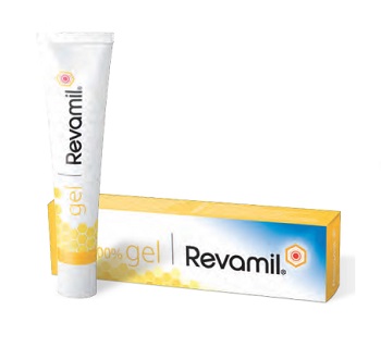 GEL A BASE DI MIELE STANDARDIZZATO E IRRADIATO A RAGGI GAMMA REVAMIL GEL PER GESTIONE ULCERE E INFEZIONI TUBO 18 G - farmachicca