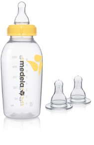 BIBERON CON TETTARELLA FLUSSO MEDIO 250 ML - farmachicca