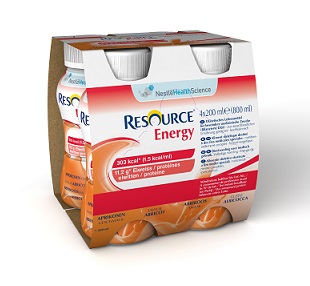 RESOURCE ENERGY ALBICOCCA 4 BOTTIGLIE 200 ML - farmachicca
