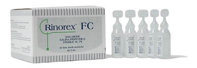 RINOREX FC SOLUZIONE SALINA IPERTONICA 7% 30 FIAL DA 5 ML - farmachicca