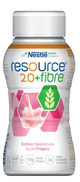RESOURCE 2,0 + FIBRE FRAGOLA 200 ML - farmachicca
