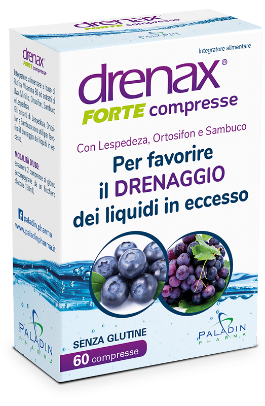 DRENAX FORTE MIRTILLO 60 COMPRESSE - farmachicca