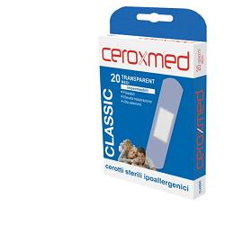 CEROXMED CLASSIC TRASPARENTI 7,2 CM X 1,9 CM 20 CEROTTI MEDI - farmachicca