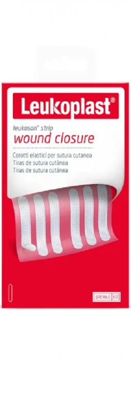 CEROTTO PER SUTURA LEUKOSAN STRIP 6X38MM 2 BUSTE X 6 CEROTTI - farmachicca