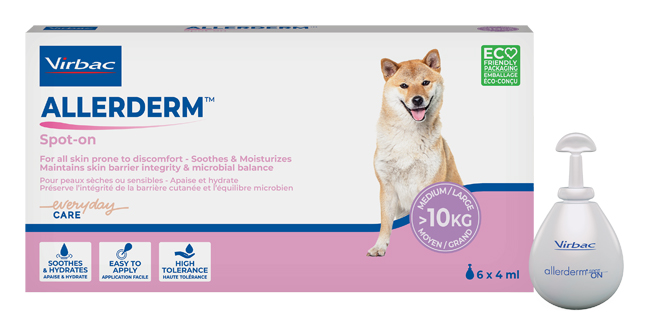 ALLERDERM SPOT ON CANI SUPERIORI A 10 KG 6 PIPETTE 4 ML - farmachicca