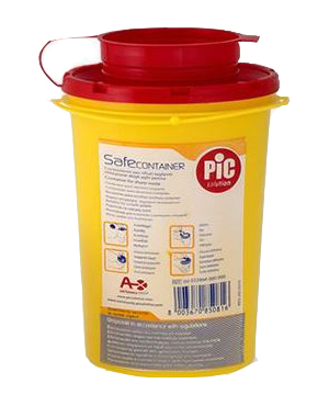 CONTENITORE DI SICUREZZA PER TALGIENTI PIC CAPACITA' 0,6 LITRI ARTICOLO 00022994000000 1 PEZZO - farmachicca
