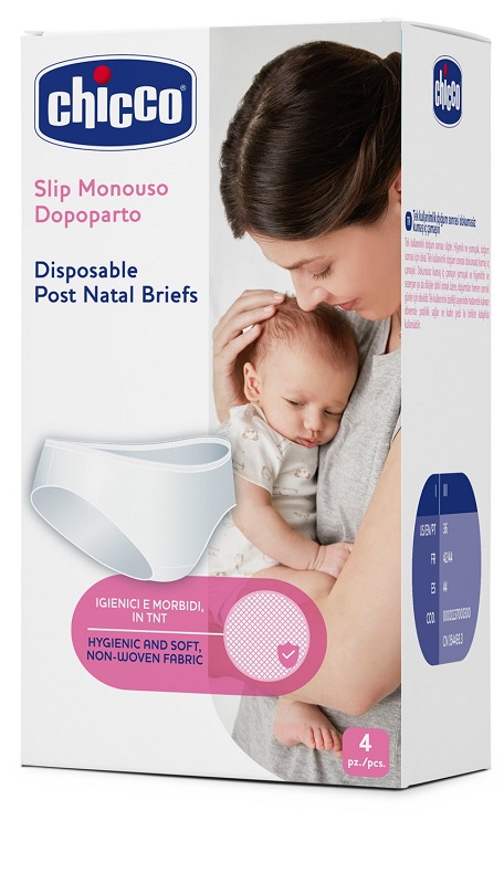 CHICCO MAMMA DONNA SLIP TESSUTO NON TESSUTO MISURA 4 4 PEZZI - farmachicca