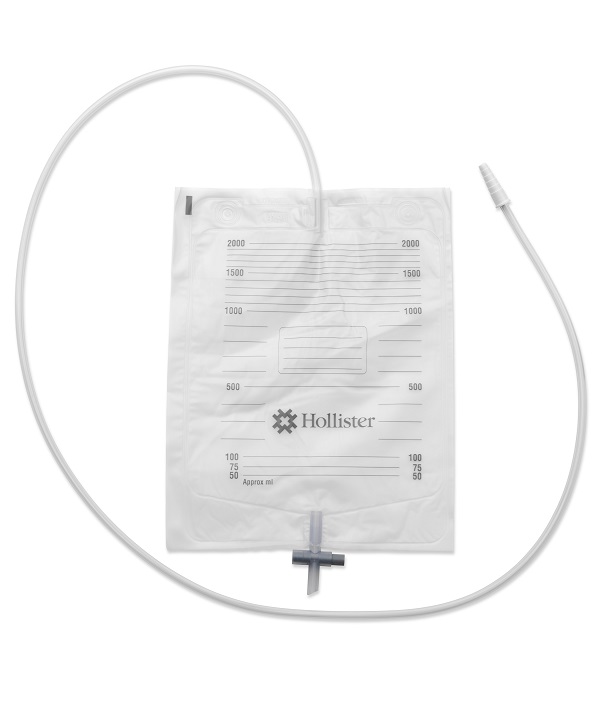 SACCA URINA DA LETTO HOLLISTER CON ANTIREFLUSSO E RUBINETTO DI SCARICO TUBO 130 CM 30 PEZZI - farmachicca