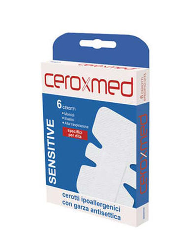 CEROTTO CEROXMED SENSITIVE FLEX SPECIFICO DITA 6 PEZZI - farmachicca