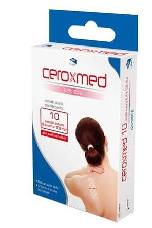 CEROTTO PER SUTURA CEROXMED 6,4X108 MM 10 PEZZI - farmachicca