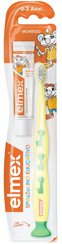 ELMEX SPAZZOLINO BIMBI EDUCATIVO NEW 0-3 ANNI - farmachicca