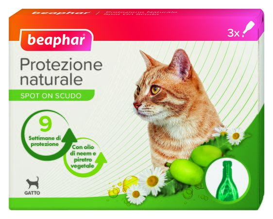 PROTEZIONE NAT SPOT ON GATTO 3 PIPETTE DA 1 ML - farmachicca
