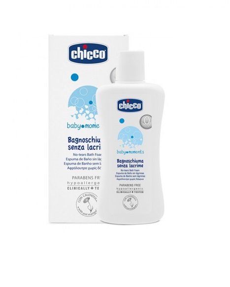 CHICCO COSMETICI BABY MOMENTS BAGNOSCHIUMA 200 ML - farmachicca
