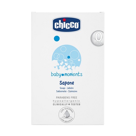 CHICCO COSMETICI BABY MOMENTS SAPONETTA 100 G - farmachicca