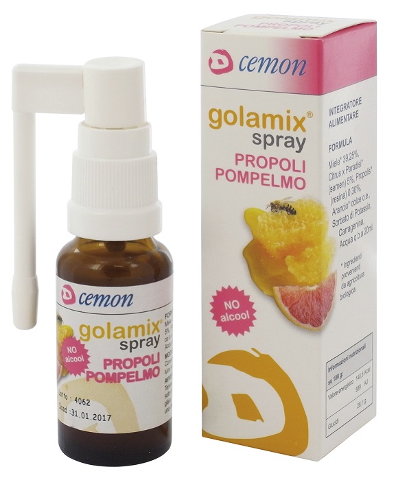 GOLAMIX SPRAY - PROPOLI POMPELMO 20 ML - farmachicca