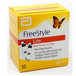 STRISCE MISURAZIONE GLICEMIA FREESTYLE LITE 50 PEZZI - farmachicca