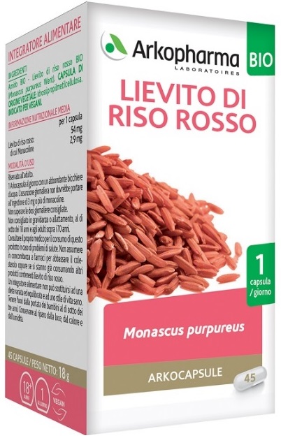 ARKO CAPSULE LIEV RISO ROSSO 45 CAPSULE - farmachicca