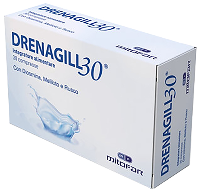 DRENAGILL 30 30 COMPRESSE - farmachicca