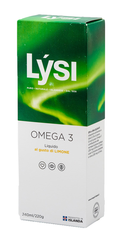 LYSI OMEGA3 LIQUIDO LIMONE 240 ML - farmachicca