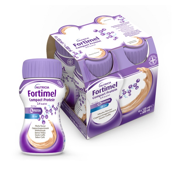 FORTIMEL COMPACT PROTEIN CAFFE' 4 BOTTIGLIE DA 125 ML - farmachicca