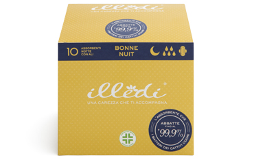 ILLEDI ASSORBENTI NOTTE 10 PEZZI - farmachicca