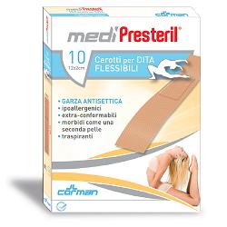 CEROTTO MEDIPRESTERIL DITA FLESSIBILE E RESISTENTE 10 PEZZI - farmachicca