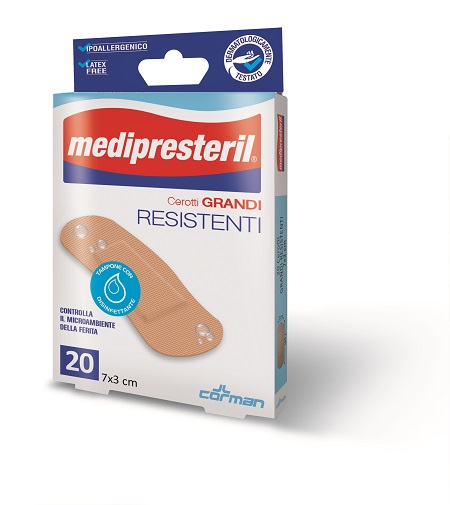 CEROTTO MEDIPRESTERIL RESISTENTI CONFEZIONE ASSORTITA 4 FORMATI 40 PEZZI - farmachicca