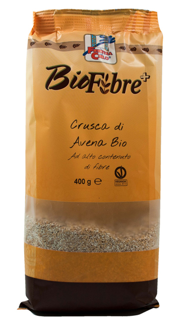 FSC BIOFIBRE+ CRUSCA DI AVENA BIO AD ALTO CONTENUTO DI FIBRA 400 G - farmachicca