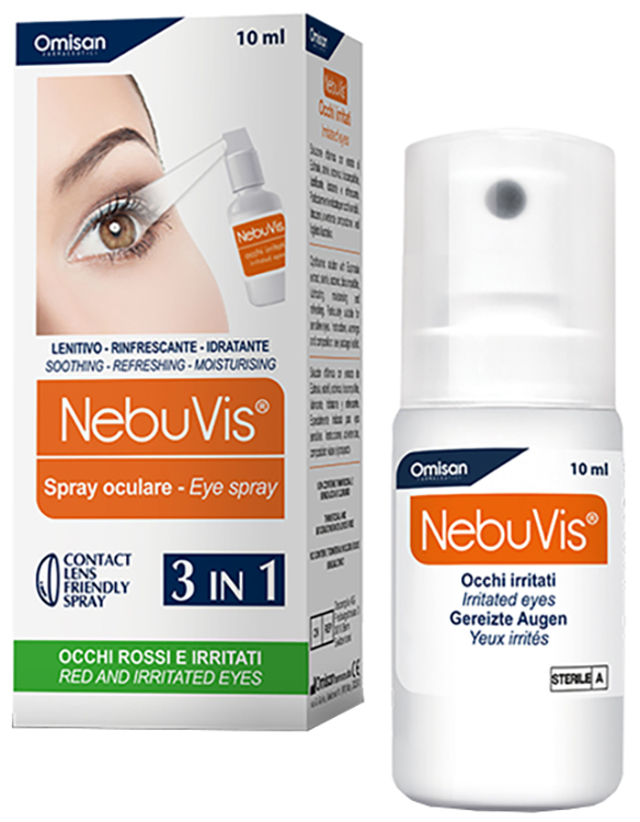 NEBUVIS OCCHI IRRITATI SPRAY 10 ML 1 PEZZO - farmachicca