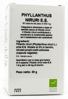 PHYLLANTHUS NIRURI ESTRATTO SECCO 60 CAPSULE - farmachicca
