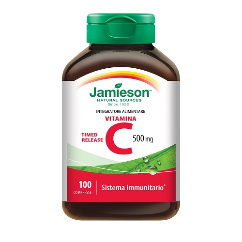 VITAMINA C 500 TIMED RELEASE GUSTO ARANCIA 100 COMPRESSE MASTICABILI - farmachicca