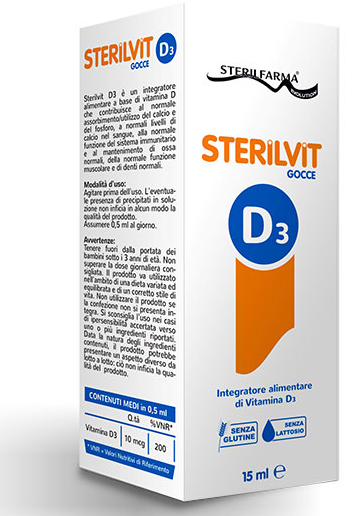 STERILVIT D3 GOCCE 15 ML - farmachicca