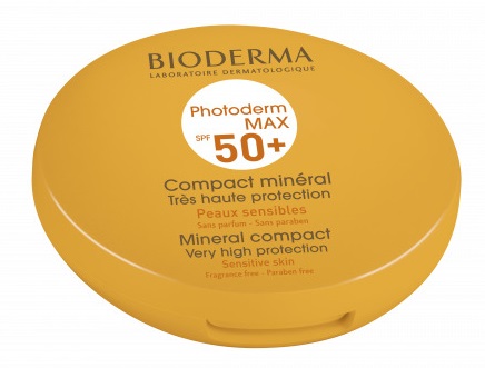 PHOTODERM MAX COMPACT SPF 50+ CREMA SOLARE MINERALE COMPATTA NUANCE CHIARA 10 G - farmachicca