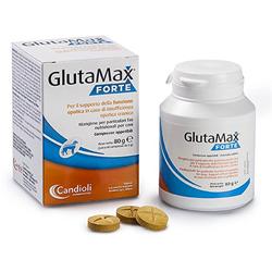 MANGIME COMPLEMENTARE PER CANI GLUTAMAX FORTE BARATTOLO 40 COMPRESSE - farmachicca