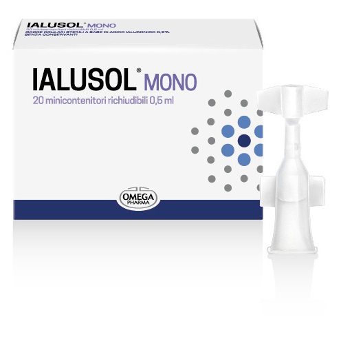 IALUSOL MONO GOCCE OCULARI 20 FLACONCINI 0,5 ML - farmachicca
