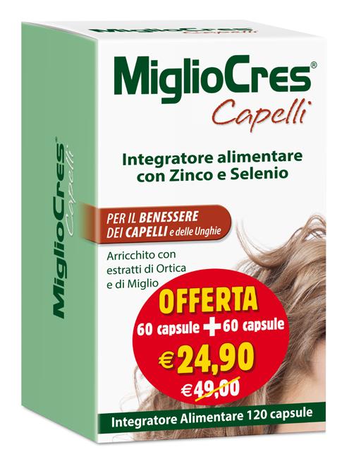 MIGLIOCRES 60+60 CAPSULE 60 G PROMOZIONE - farmachicca