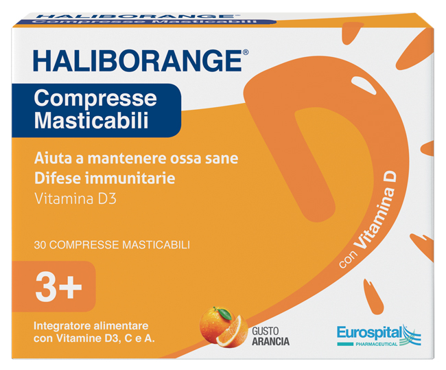 HALIBORANGE 30 COMPRESSE MASTICABILI 450MG - farmachicca
