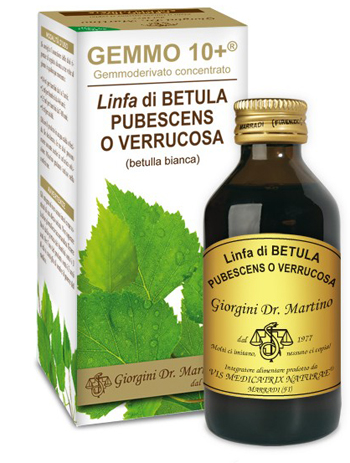 GEMMO 10+ BETULLA B LINFA 100 ML LIQUIDO ANALCOLICO - farmachicca