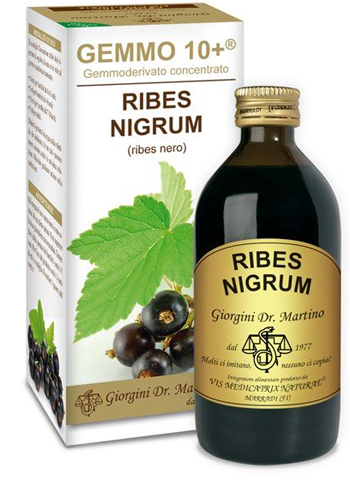 GEMMO 10+ RIBES NERO 200 ML LIQUIDO ANALCOLICO - farmachicca