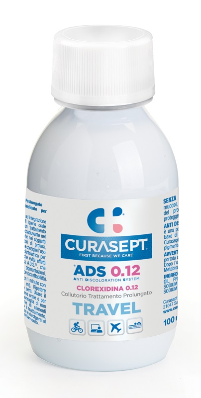 CURASEPT COLLUTORIO 0,12 TRAVEL ADS 100 ML - farmachicca