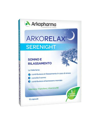 ARKORELAX SERENIGHT 15 CAPSULE - farmachicca