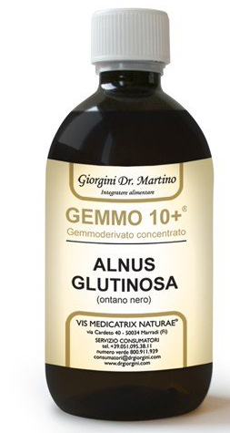 GEMMO 10+ ONTANO NERO 500 ML LIQUIDO ANALCOLICO - farmachicca