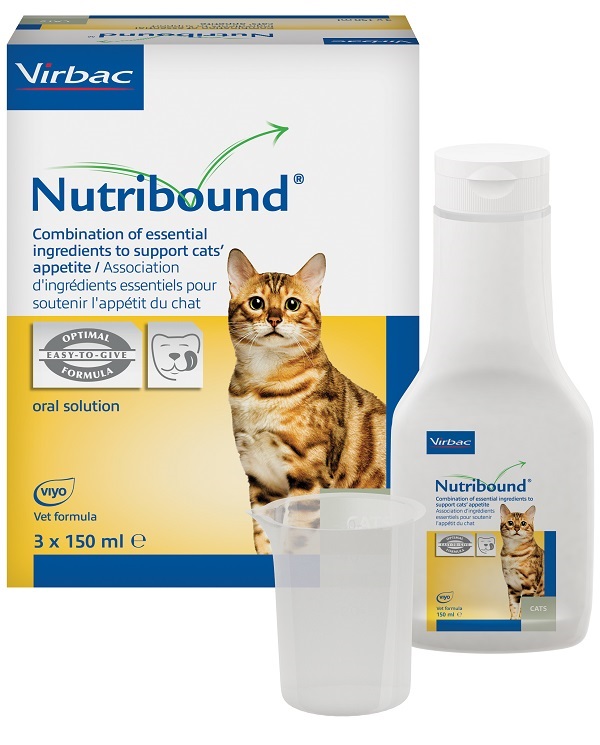 NUTRIBOUND SOLUZIONE ORALE APPETIBILE PER GATTO 3 FLACONI DA 150 ML - farmachicca