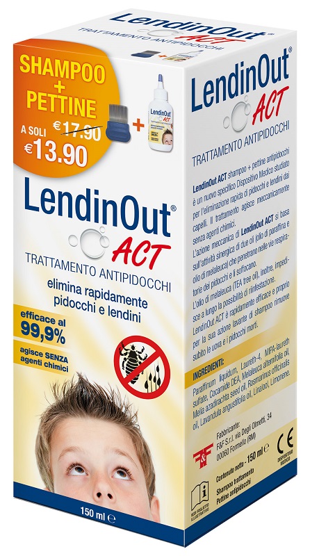 LENDINOUT ACT ANTIPIDOCCHI 150 ML - farmachicca