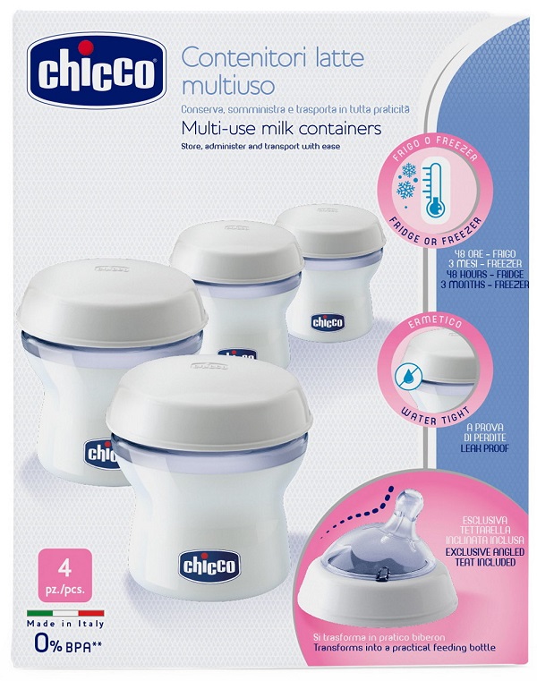 CHICCO CONTENITORE LATTE STEP UP NEW - farmachicca