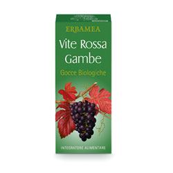 VITE ROSSA GAMBE GOCCE BIOLOGICHE 100 ML - farmachicca