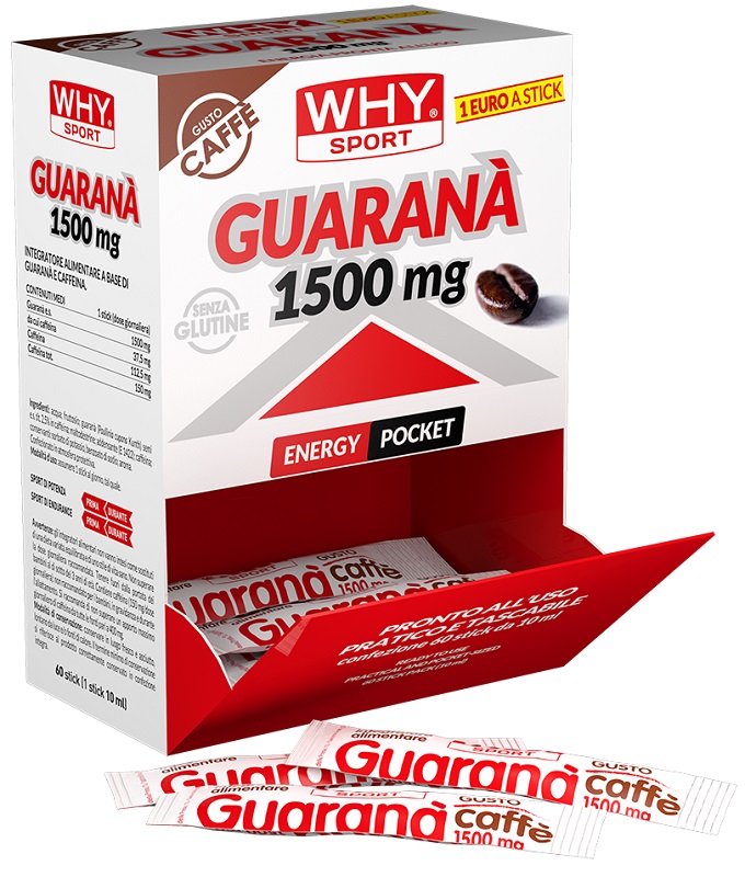 WHY GUARANA' 1500MG 1 BARRETTA STICK 10 ML - farmachicca