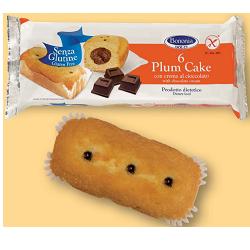 BONONIA PLUMCAKE CREMA CIOCCOLATO SENZA GLUTINE 6 X 45 G - farmachicca