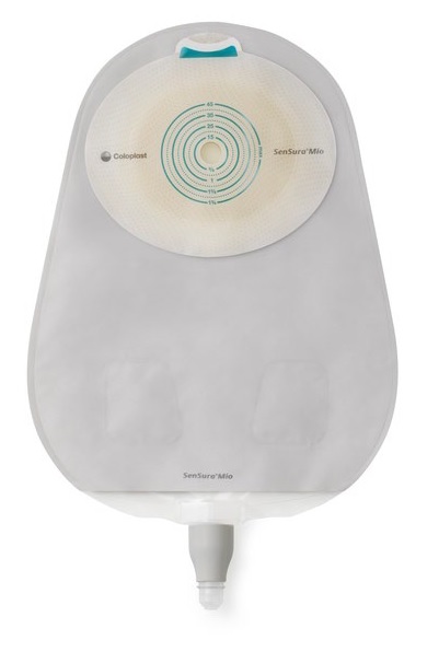 SACCA UROSTOMIA SENSURA MIO SISTEMA A UN PEZZO CON APERTURA ISPEZIONABILE MIDI OPACA 10-45 MM 30 PEZZI - farmachicca
