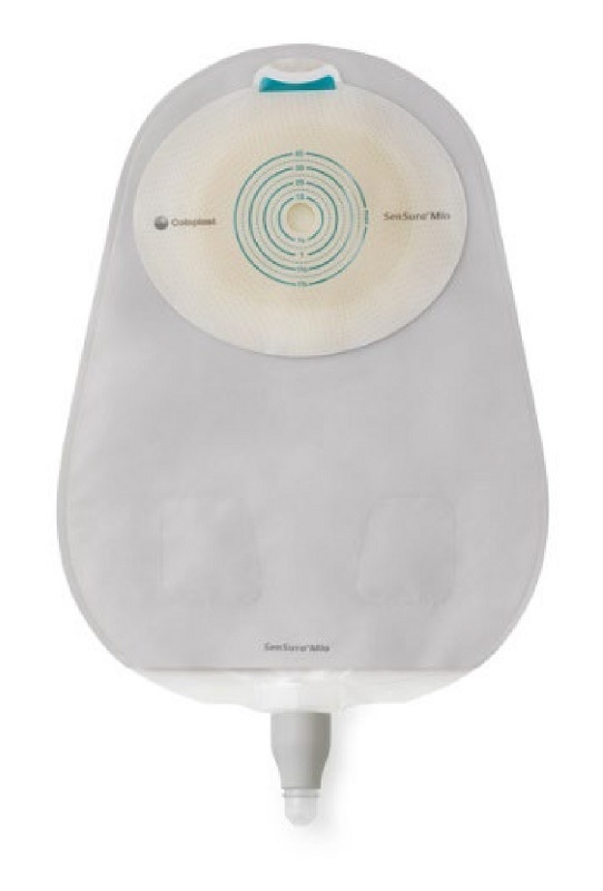 SACCA UROSTOMIA SENSURA MIO SISTEMA A UN PEZZO CON APERTURA ISPEZIONABILE MAXI TRASPARENTE 10-45 30 PEZZI - farmachicca